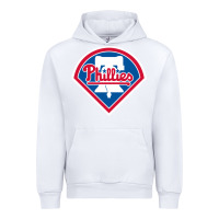 White The Phils Baseball Merch Urban Hoodie - linhVisuals