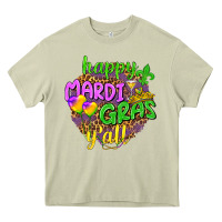 Mossy Love Mardi Gras Y'all Heavy Core Tee - HowdyJamesFarm