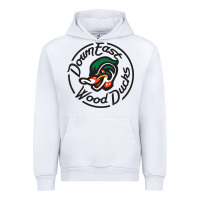 White Down East Wood Ducks Urban Hoodie - linhVisuals