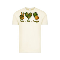 Vintage Arctic Peace Love Pineapple Vintage Tee - Jasminsmagicworld