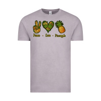 Vintage Zinc Peace Love Pineapple Vintage Tee - Jasminsmagicworld
