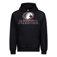 Black Florence Freedom Urban Hoodie - linhVisuals