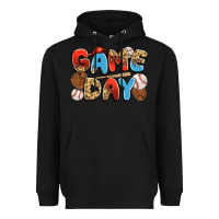 Black game day baseball Heavyweight Hoodie - JahusDesignShop