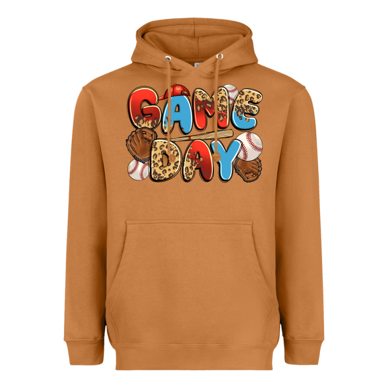 Game Day Baseball Heavyweight Hoodie by JahusDesignShop | Teevron