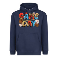 Navy game day baseball Heavyweight Hoodie - JahusDesignShop