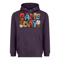 Plum game day baseball Heavyweight Hoodie - JahusDesignShop