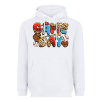 White game day baseball Heavyweight Hoodie - JahusDesignShop