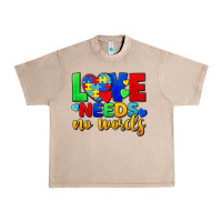 French Oak Love needs no words Urban Heavy Tee - FaDigitalArtStudio