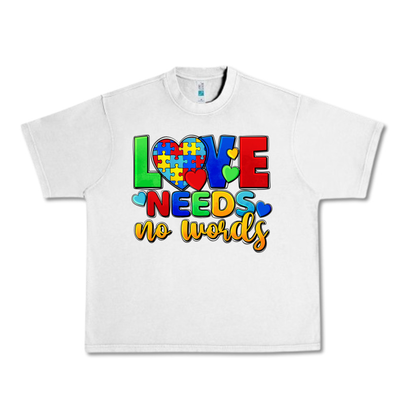 Love Needs No Words Urban Heavy Tee by FaDigitalArtStudio | Teevron