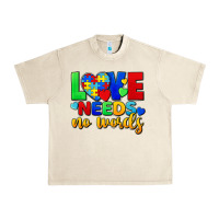 Sandshell Love needs no words Urban Heavy Tee - FaDigitalArtStudio
