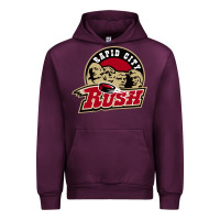 Mauve Wine Rapid City Rush Urban Hoodie - linhVisuals