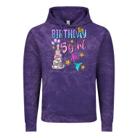 Cloud Purple birthday girl 5 Vintage Hoodie - BundleAndBundleShop