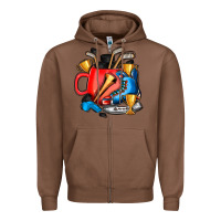 Chestnut hockey coffee Zipper Hoodie - AdoDesignShop