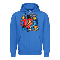 True Royal hockey coffee Zipper Hoodie - AdoDesignShop