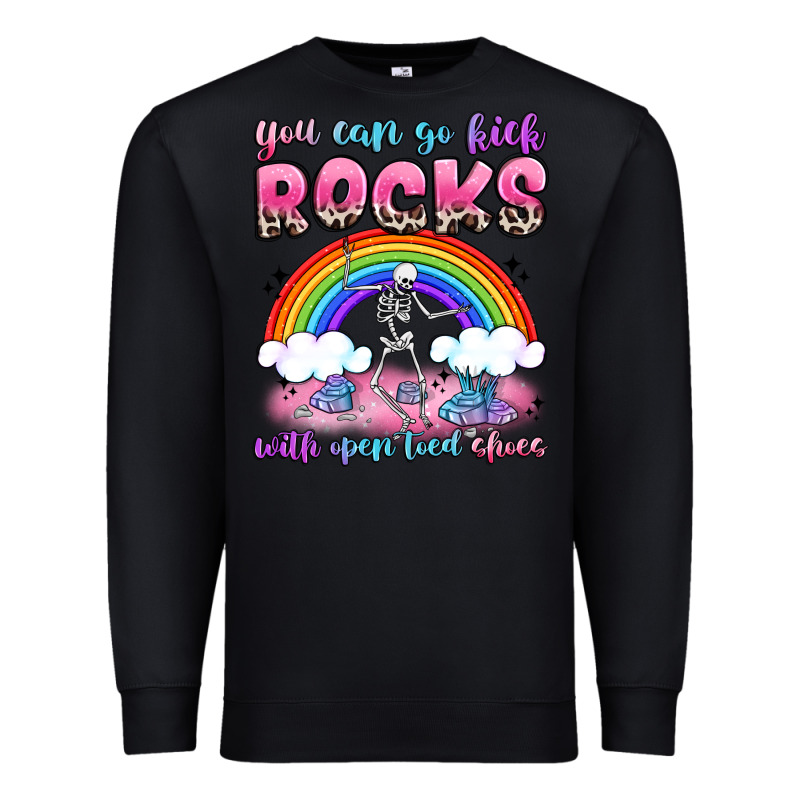 You Can Go Kick Rocks With Open Toed Shoes Premium Sweatshirt by JahusDesignShop | Teevron