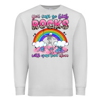 Dove Grey you can go kick rocks with open toed shoes Premium Sweatshirt - JahusDesignShop