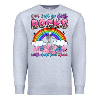 Heather Grey you can go kick rocks with open toed shoes Premium Sweatshirt - JahusDesignShop