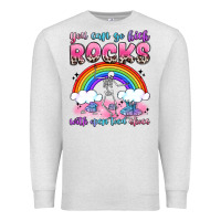 Oatmeal Heather you can go kick rocks with open toed shoes Premium Sweatshirt - JahusDesignShop