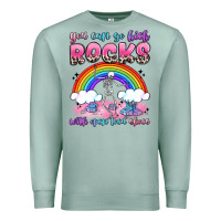 Seafoam you can go kick rocks with open toed shoes Premium Sweatshirt - JahusDesignShop