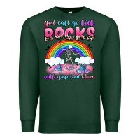 Sports Green you can go kick rocks with open toed shoes Premium Sweatshirt - JahusDesignShop