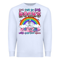 White you can go kick rocks with open toed shoes Premium Sweatshirt - JahusDesignShop