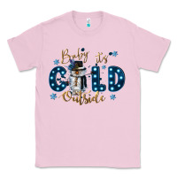 Bubblegum Pink baby its cold outside Classic Tee - CowGirlArtShop