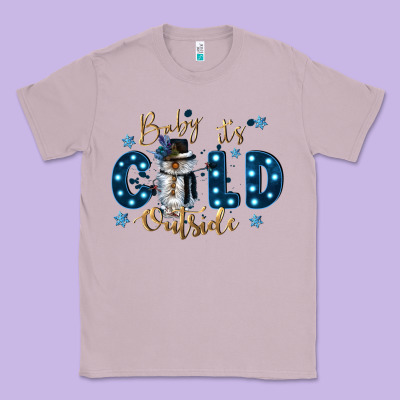 Baby Its Cold Outside Classic Tee Designed By Cowgirlartshop
