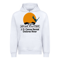White jd canoe rental Urban Hoodie - linhVisuals