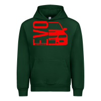 Forest Green evo car Urban Hoodie - linhVisuals