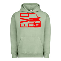 Pigment Oil Green evo car Urban Hoodie - linhVisuals