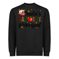 Black santa's favorite principal Heavyweight Sweatshirt - AdoDesignShop