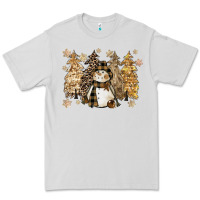 Dove Grey snowman with christmas trees 11inches Premium Tee - CowGirlArtShop