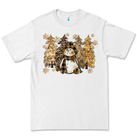 White snowman with christmas trees 11inches Premium Tee - CowGirlArtShop