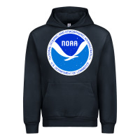 Navy noaa national oceanic Urban Hoodie - linhVisuals