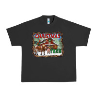 Pigment Black Christmas On The Farm Urban Heavy Tee - RanaPortraitStore