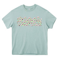 Retro Smiley Faces Heavy Core Tee | Teevron