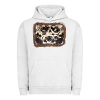Pigment Lunar Rock Cowhide Leopard Background Urban Hoodie - JahusDesignShop