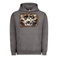 Pigment Tornado Cowhide Leopard Background Urban Hoodie - JahusDesignShop