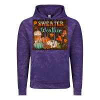 Cloud Purple sweater weather tumbler Vintage Hoodie - BundleAndBundleShop