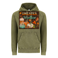 Vintage Olive sweater weather tumbler Vintage Hoodie - BundleAndBundleShop