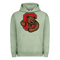 Pigment Oil Green cornell big red tshirts Urban Hoodie - linhVisuals
