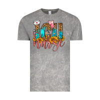 Cloud Rock Western ICU Intensive Care Unit Nurse Vintage Tee - FaDigitalArtStudio