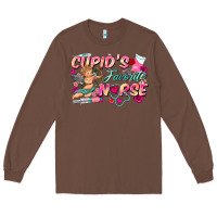 Chestnut cupid's favorite nurse Long Sleeve Tee - FaDigitalArtStudio