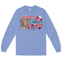 Colony Blue cupid's favorite nurse Long Sleeve Tee - FaDigitalArtStudio