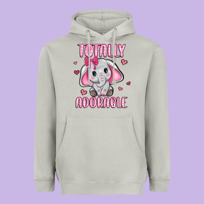 Totally Adorable Heavyweight Hoodie Designed By Jahusdesignshop