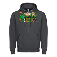 Smoke one lucky teacher Zipper Hoodie - AdoDesignShop