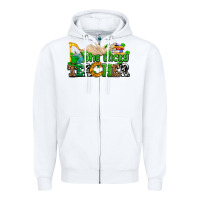 White one lucky teacher Zipper Hoodie - AdoDesignShop