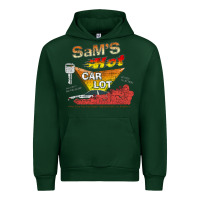 Forest Green sam's hot car lot    reservoir dogs Urban Hoodie - linhVisuals