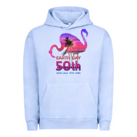 Pigment Grape Ice earth day 50th anniversary pink flamingos sunset silhouette Urban Hoodie - linhVisuals
