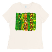 Bone St. Patrick's Day brushstrokes Ladies Tee - HowdyJamesFarm